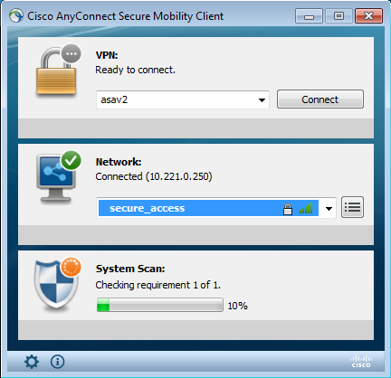 cisco anyconnect secure mobility client not working